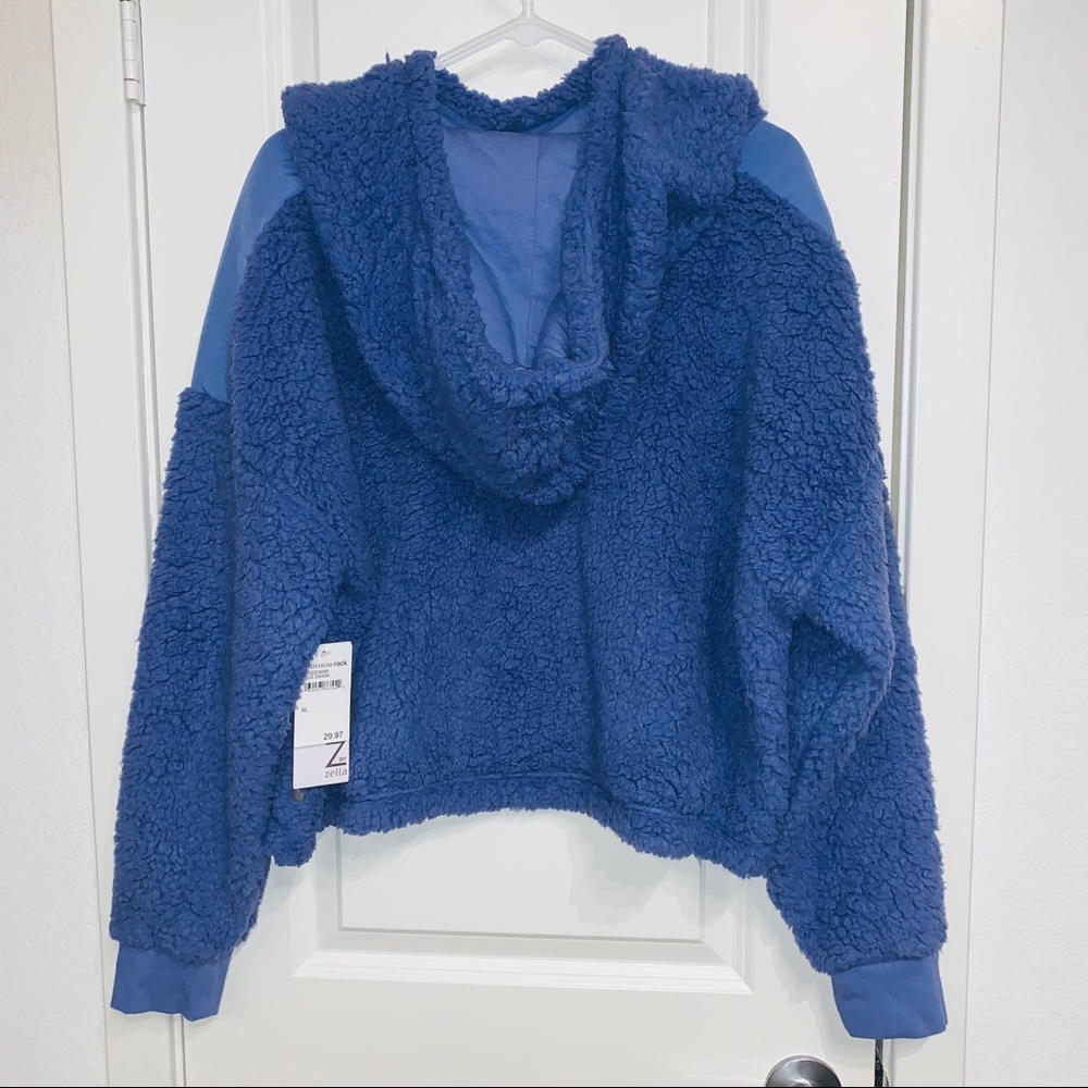NWT Zella | Sheila Fleece Pullover Hoodie - Picture 4 of 7